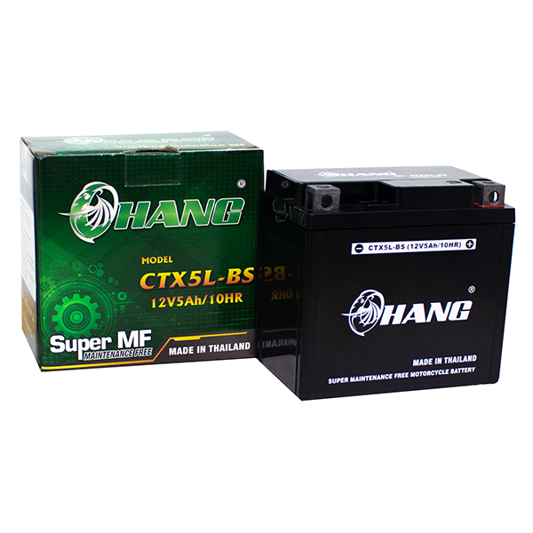 ctx5l_20600 Bình ắc quy cho xe honda airblade, ắc quy Chang Thái Lan